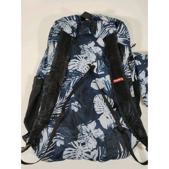 4Monster 63D Traveling Light Packable Backpack Water Resistant 16L Hawaiian Blue - Picture 4 of 8